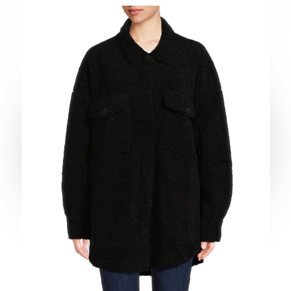 Good American Sherpa Shacket (size 5/6)